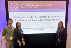 Photo of CCSMH team presenting at the APBS 2025 Conference.